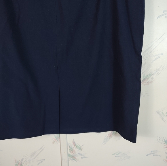 New York & Company Blue Pencil Skirt 18 - Picture 6 of 10